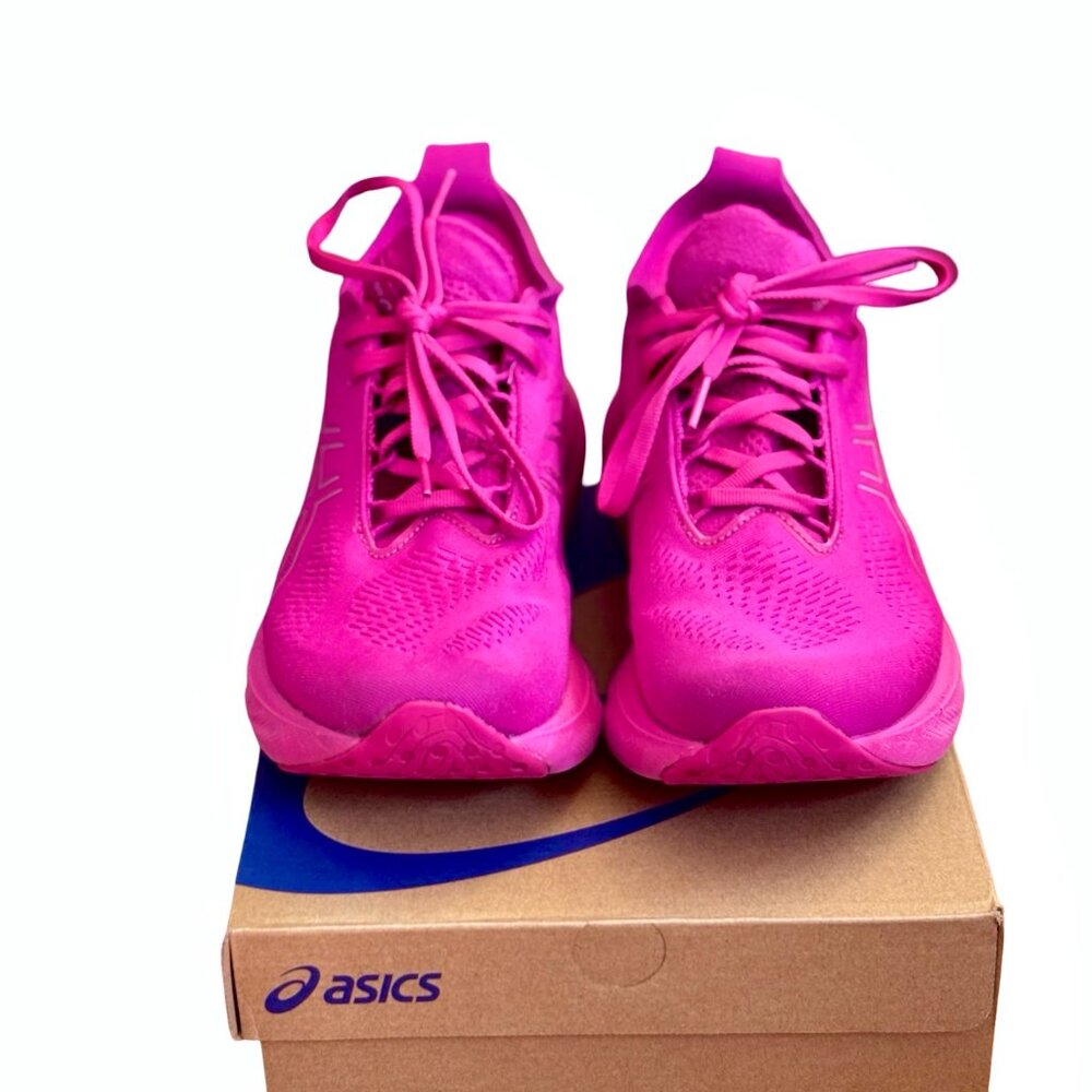Asics Gel Nimbus 25 in Pink Rave/Pure Silver, Size 8.5 - Picture 4 of 11